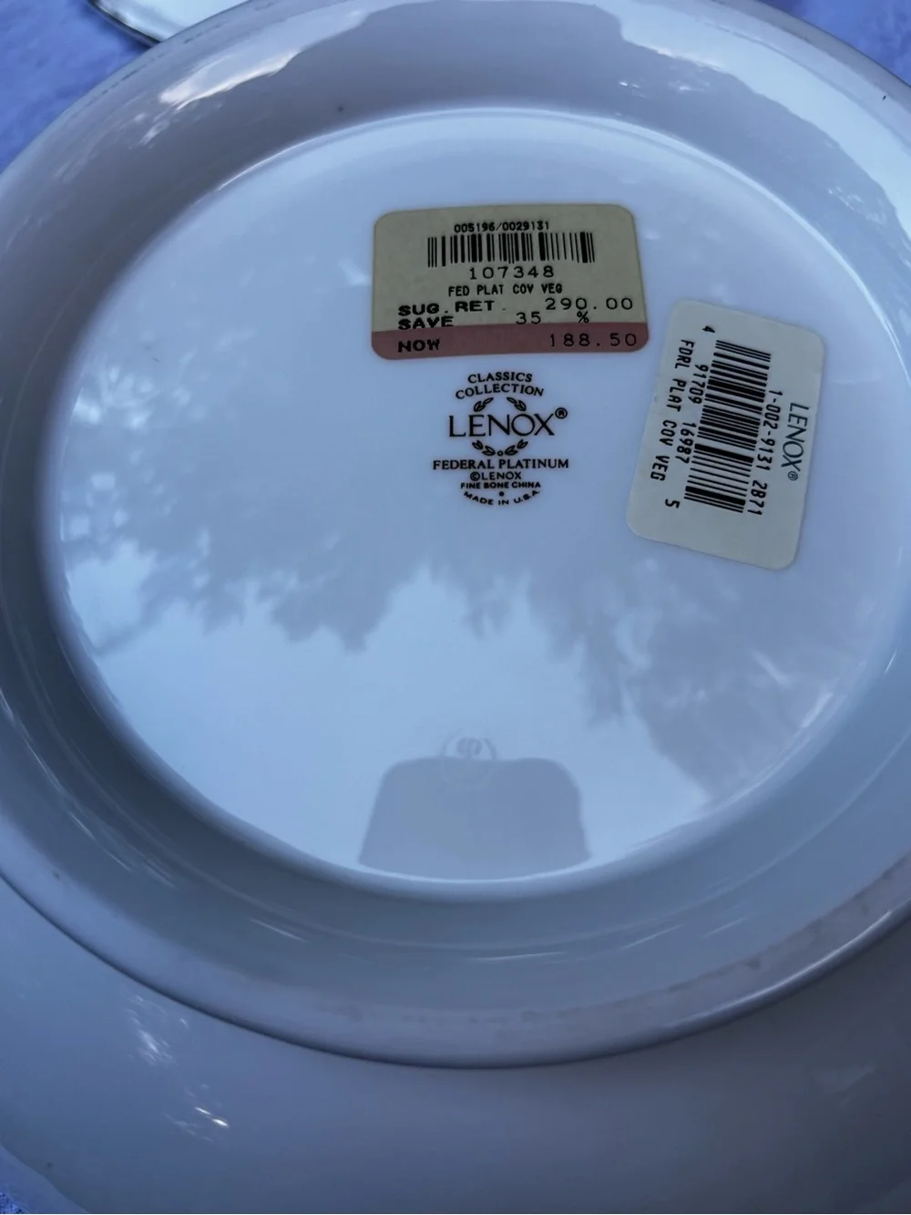 Lenox round covered